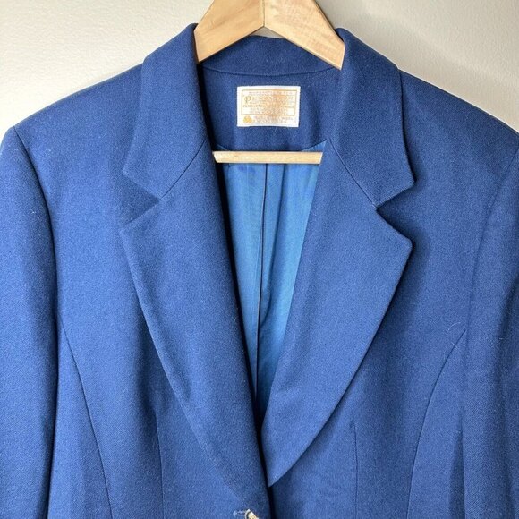 Pendleton Women's Blue Blazer - Picture 2 of 9